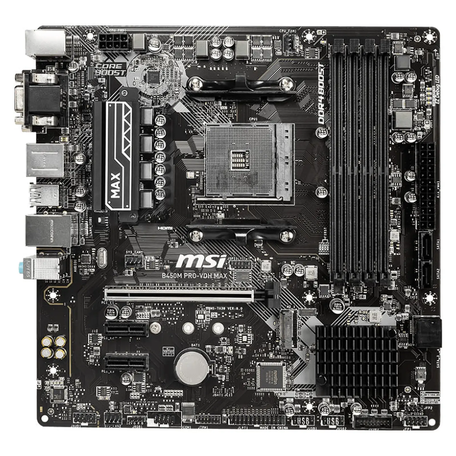 CM AMD MSI B450M PRO-VDH MAX 4SLOTS